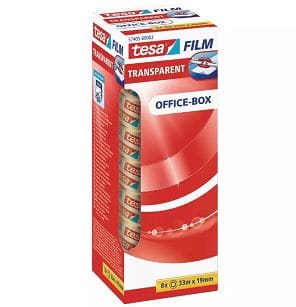 tesa® 57405 UNIWERSALNA TAŚMA BIUROWA TESAFILM 33m x 19mm opakowanie 8szt