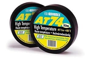 AT-74 TAŚMA ELEKTROIZOLACYJNA WYSOKOTEMPERATUROWA 9,5 kV +105°C 19mm x 33m 