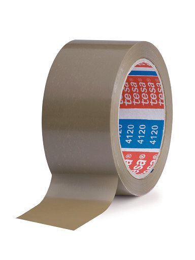 tesa® 4120 TAŚMA PAKOWA z PVC 75mmx66m BRĄZOWA