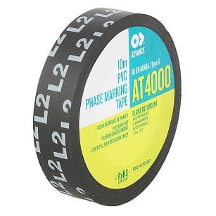 AT4000 15mmx10m TAŚMA PVC DO OZNACZANIA FAZ L2