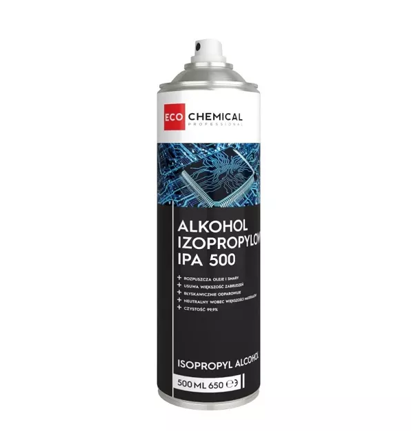 ODTŁUSZCZACZ IPA 500 ALKOHOL IZOPROPYLOWY 500ml spray