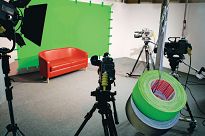 TAŚMA TKANINOWA GAFFER Highlight tesa® 4671 19mmX25m ZIELONA FLUORESCENCYJNA w UV