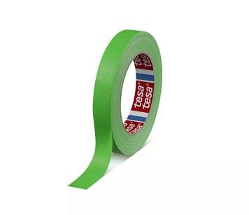 TAŚMA TKANINOWA GAFFER Highlight tesa® 4671 19mmX25m ZIELONA FLUORESCENCYJNA w UV
