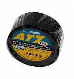 AT-7 30mmx20m TAŚMA IZOLACYJNA SAMOGASNĄCA CZARNA 8 kV / 1 warstwę