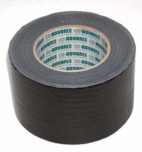 SZEROKA TAŚMA TEKSTYLNA PE-DUCT CZARNA AT-171 100mmx50m