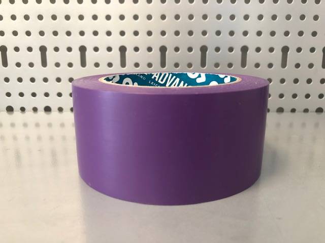 PROFESJONALNA TAŚMA WINYLOWA / PVC 50mm x 33m FIOLETOWA
