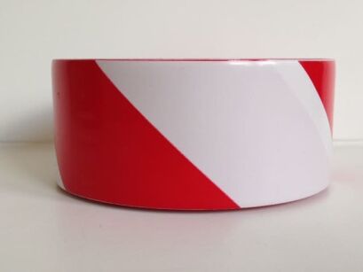 TAŚMA OSTRZEGAWCZA SCAPA 2724 50mmx33m BIAŁO-CZERWONA