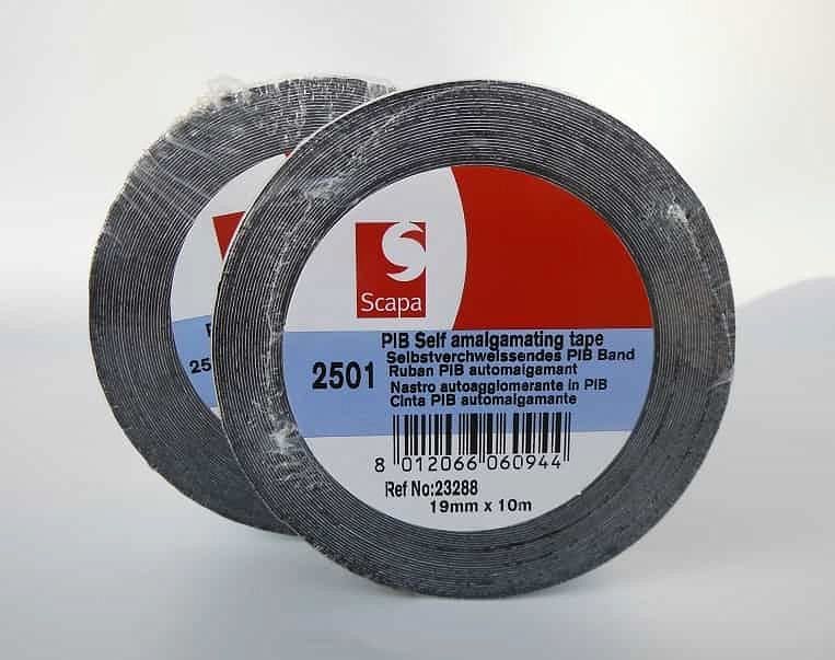 TAŚMA IZOLACYJNA SAMOWULKANIZUJĄCA SCAPA 2501 0,5 mm 19mmx10m CZARNA