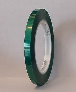 WĄSKA WYSOKOTEMPERATUROWA TAŚMA  tesa® 50600 9mm x 66m ZIELONA POLIESTR 220°C