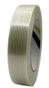 TAŚMA PAKOWA FILAMENT WZMACNIANA WZDŁUŻNIE WŁÓKNEM SZKLANYM 25 mm x 50 m