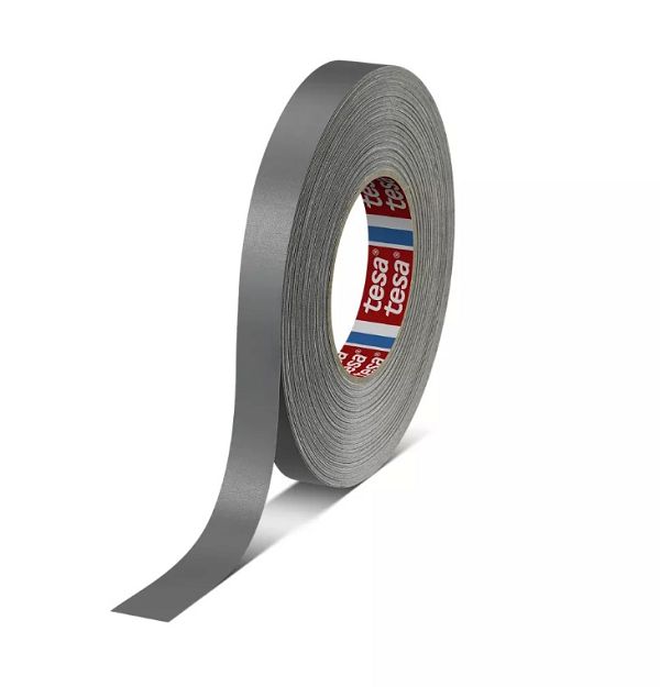 tesa® 4651 MOCNA TAŚMA TKANINOWA POWLEKANA AKRYLEM 130°C 19mm x 50m szara