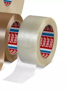 tesa® 60418 przezroczysta taśma pakowa z PET pochodzącego z recyklingu 50mm x 132m
