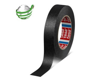 tesa® 4328 CZARNA PAPIEROWA TAŚMA MASKUJĄCA 25mm x 50m 80°C