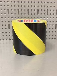 tesa® TAŚMA OSTRZEGAWCZA DO WYZNACZANIA LINII 60760 100mmx33m ŻÓŁTO-CZARNA