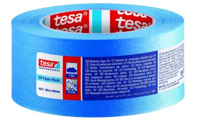 TAŚMA MALARSKA NIEBIESKA tesa® 4431 50mm x 50m UV 7 DNI