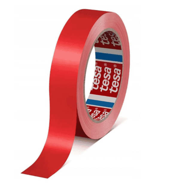tesa® 4104 / 60404 TAŚMA PVC 25mmx66m CZERWONA