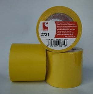 TAŚMA OSTRZEGAWCZA DO ZNAKOWANIA LINII 2721 100 mmx33 m ŻÓŁTA