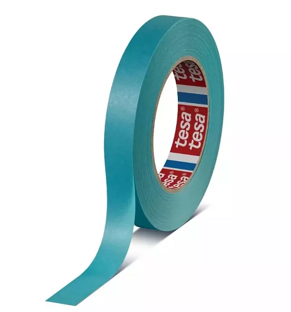 tesa® 4438 TAŚMA MASKUJĄCA NA ZEWNĄTRZ NIEBIESKA 19 mm X 50 m UV 12 tygodni