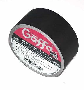 AT-205 50mmx25m GAFFA TAŚMA ALUMINIOWA MATOWA ANTYREFLEKSYJNA CZARNA