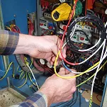 AT-7 TAŚMA ELEKTROIZOLACYJNA SAMOGASNĄCA NIEBIESKA 19mmx20m 8 kV / 1 warstwę