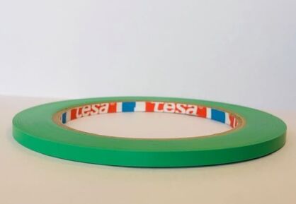 TAŚMA WINYLOWA TESA 5 mm X 33 m do MASKOWANIA OZNACZANIA ZIELONA