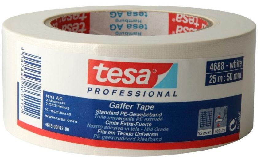 tesa® 4688 TAŚMA NAPRAWCZA GAFFER 50mmx25m BIAŁA