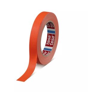 tesa® 4671 TAŚMA TKANINOWA GAFFER 19mmX25m POMARAŃCZOWA NEONOWA